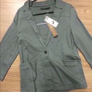 Green/Gray Chino Blazer